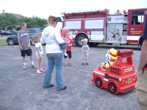 Fire Trucks and Sparky!